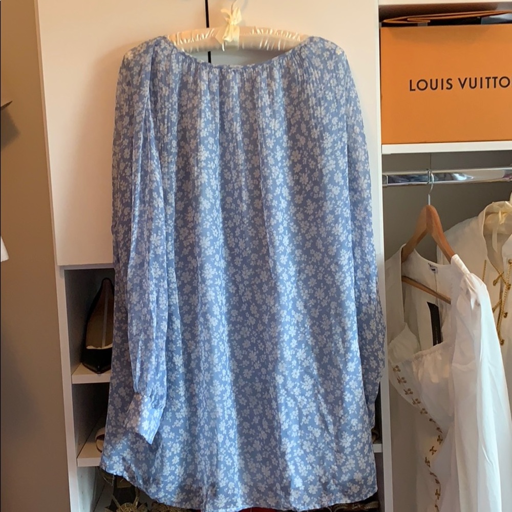 Urban Outfitters Dainty Floral Chiffon Dress